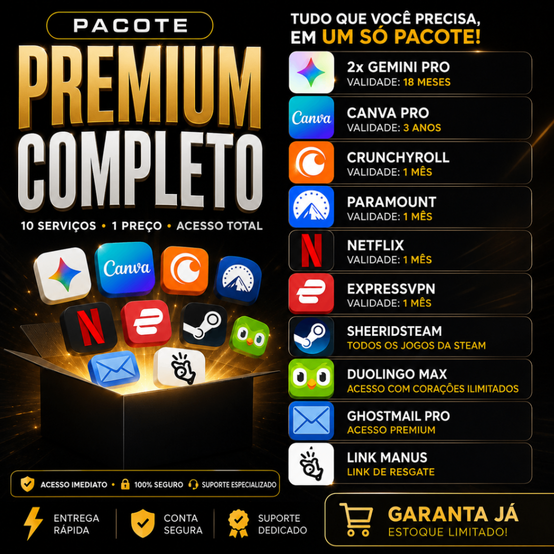 COMBO FERRAMENTAS